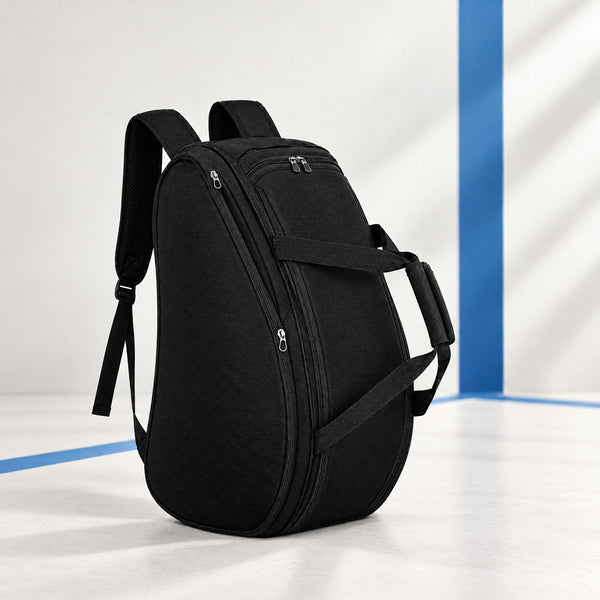 Padel Racket Backpack with Shoe Compartment – Black, Pink or Blue