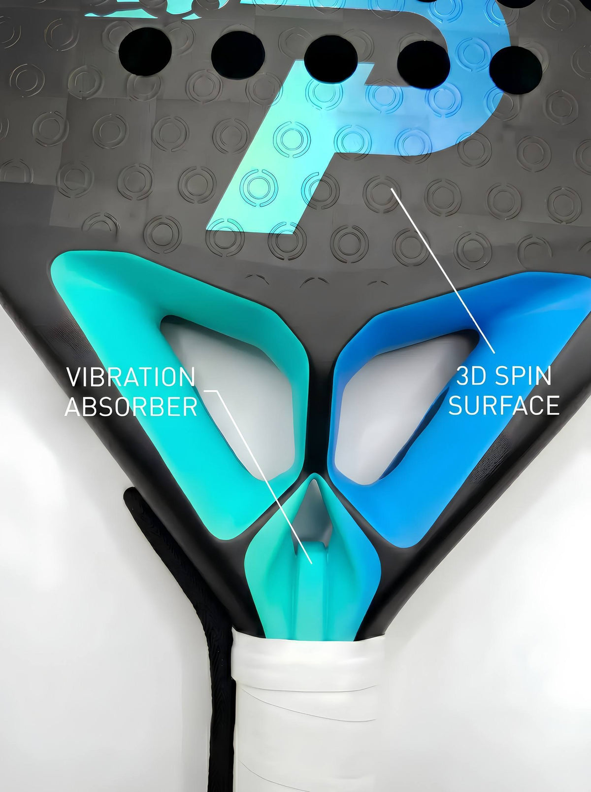 Teardrop shape, 38 mm thick