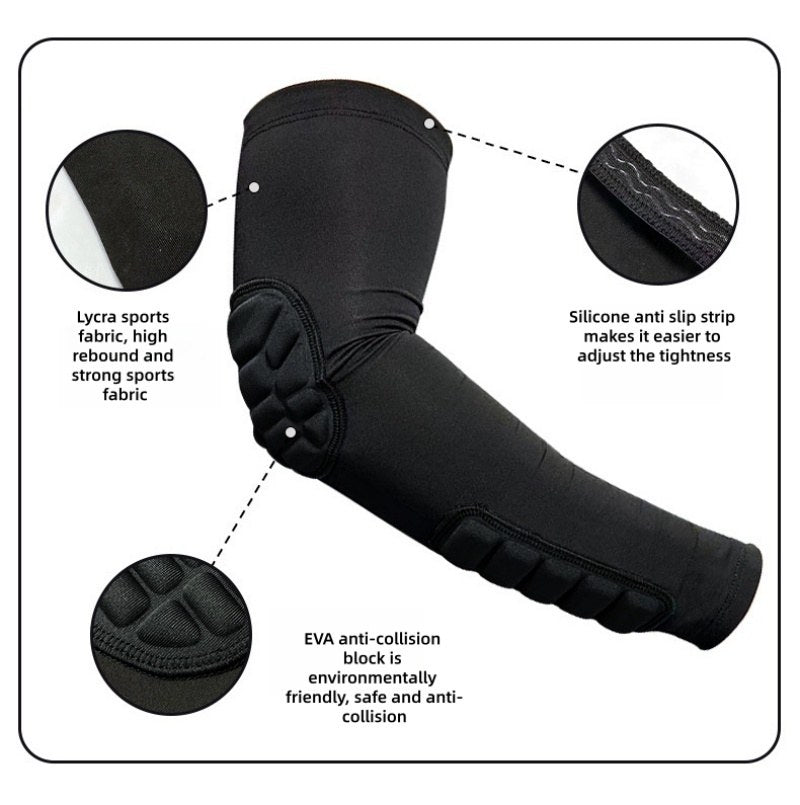 Padding where the elbow meets the wall