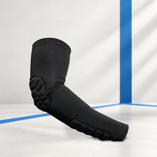 PatsSport Padded Compression Elbow and Arm Sleeve – Black