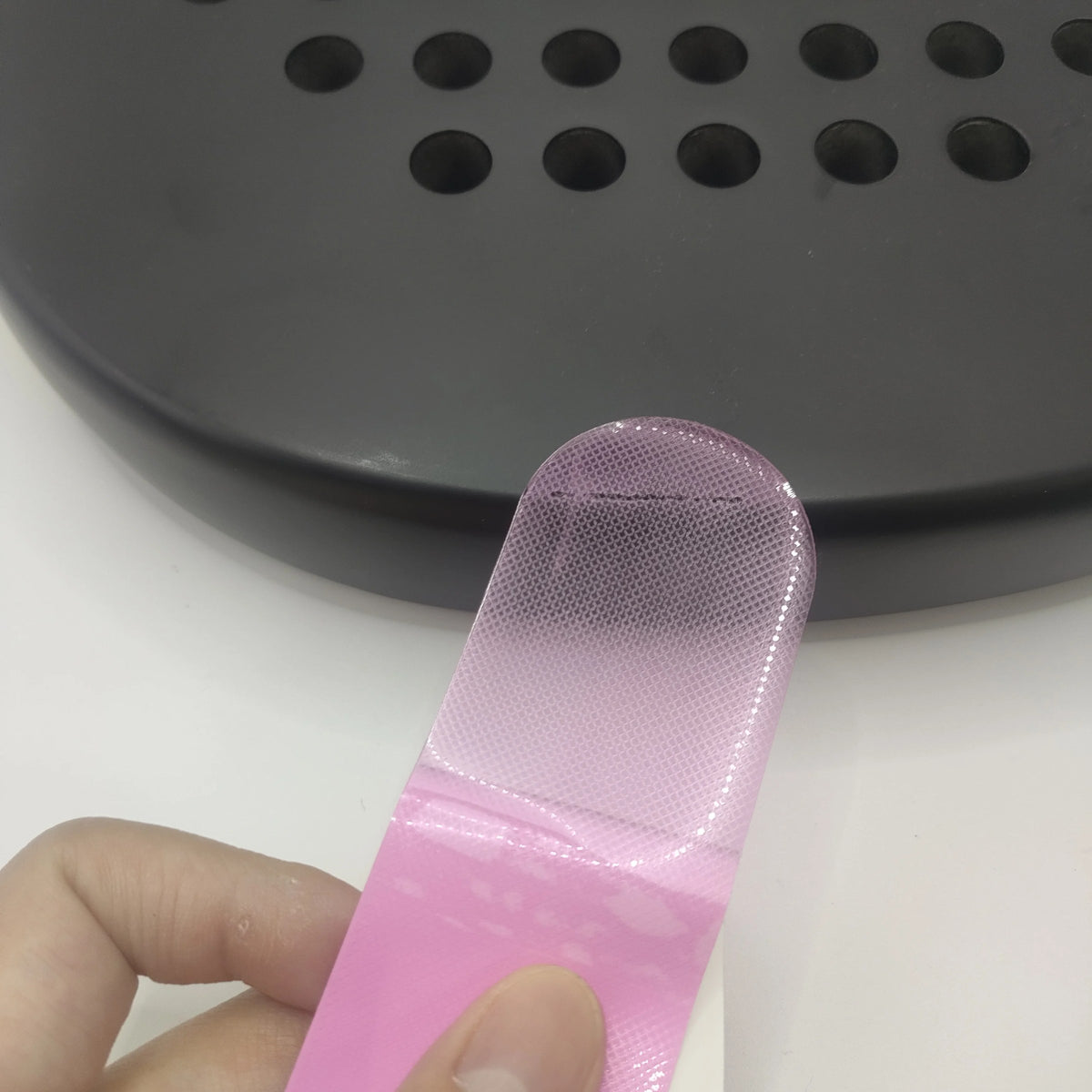 Pink, blue or green, and see-through