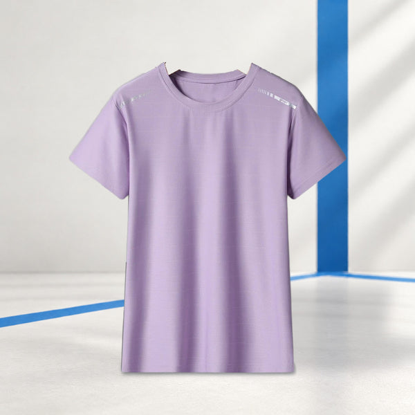 Women's Quick-Dry Padel T-Shirt – Stretchy with Reflective Details