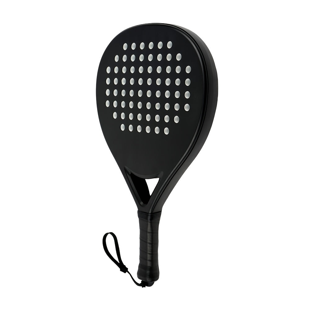 Padelviro Shadow Plain Black Carbon Padel Racket – Beginner