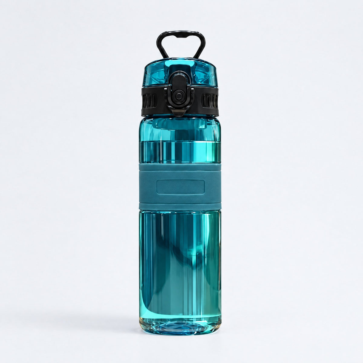 500ml Sports Water Bottle with Flip Lid and Silicone Sleeve