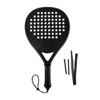 Matériau Composite en Fibre de Carbone - Panneau de Raquette / Un ensemble de pagaies noires unies
