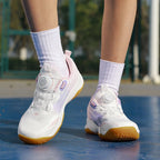 Women's Quick-Lace Dial Court Shoes – Pastel Padel Trainers