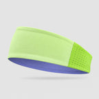 Breathable Wide Sports Headband with Mesh Panel