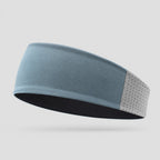 Breathable Wide Sports Headband with Mesh Panel