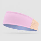 Breathable Wide Sports Headband with Mesh Panel