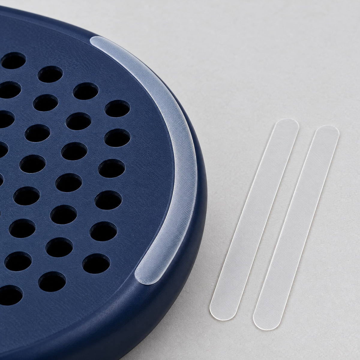 Clear protection that keeps your racket's look