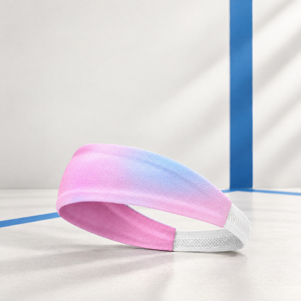 Lightweight Elastic Sports Headband with Quick-Dry Fabric