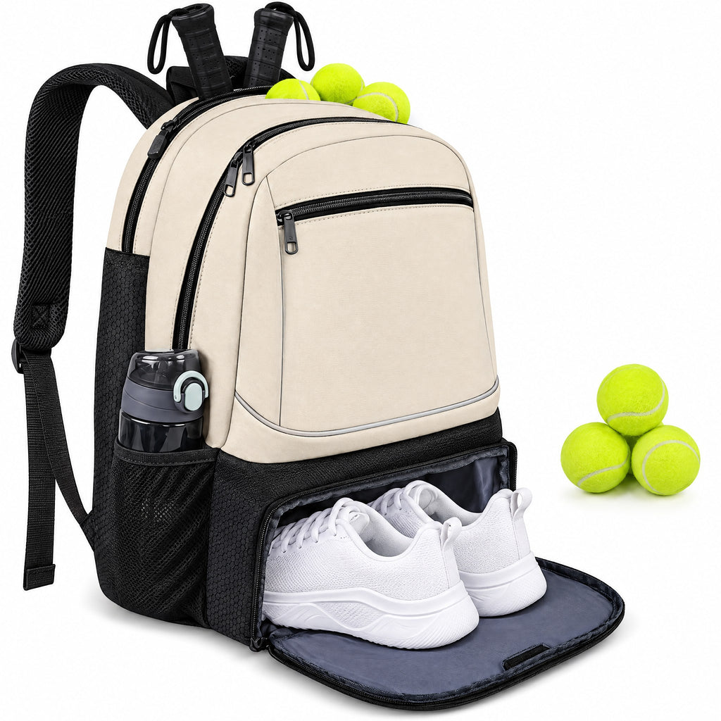 Padel Backpack for 2 Rackets with Ventilated Shoe Compartment