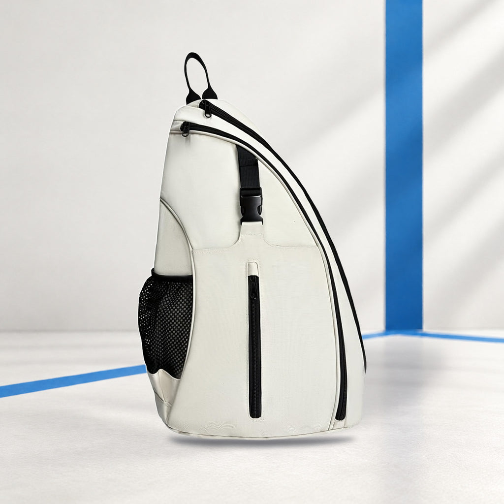Padel Racket Sling Bag with Fence Hook & Bottle Pocket