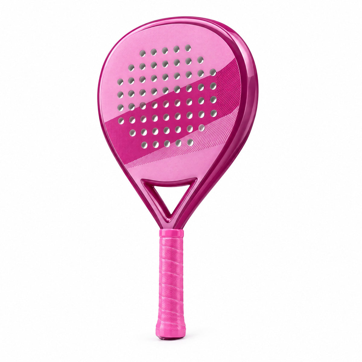 Padelviro Blossom Fibreglass Diamond Padel Racket – Pink, with Cover