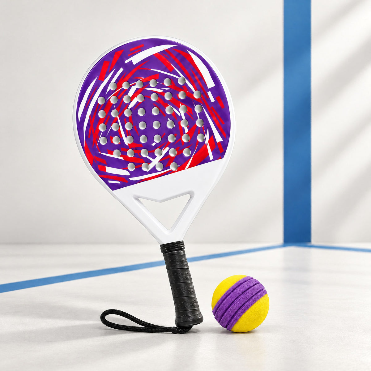 Padelviro Bounce Padel Starter Set with Soft Foam Ball – Home Practice