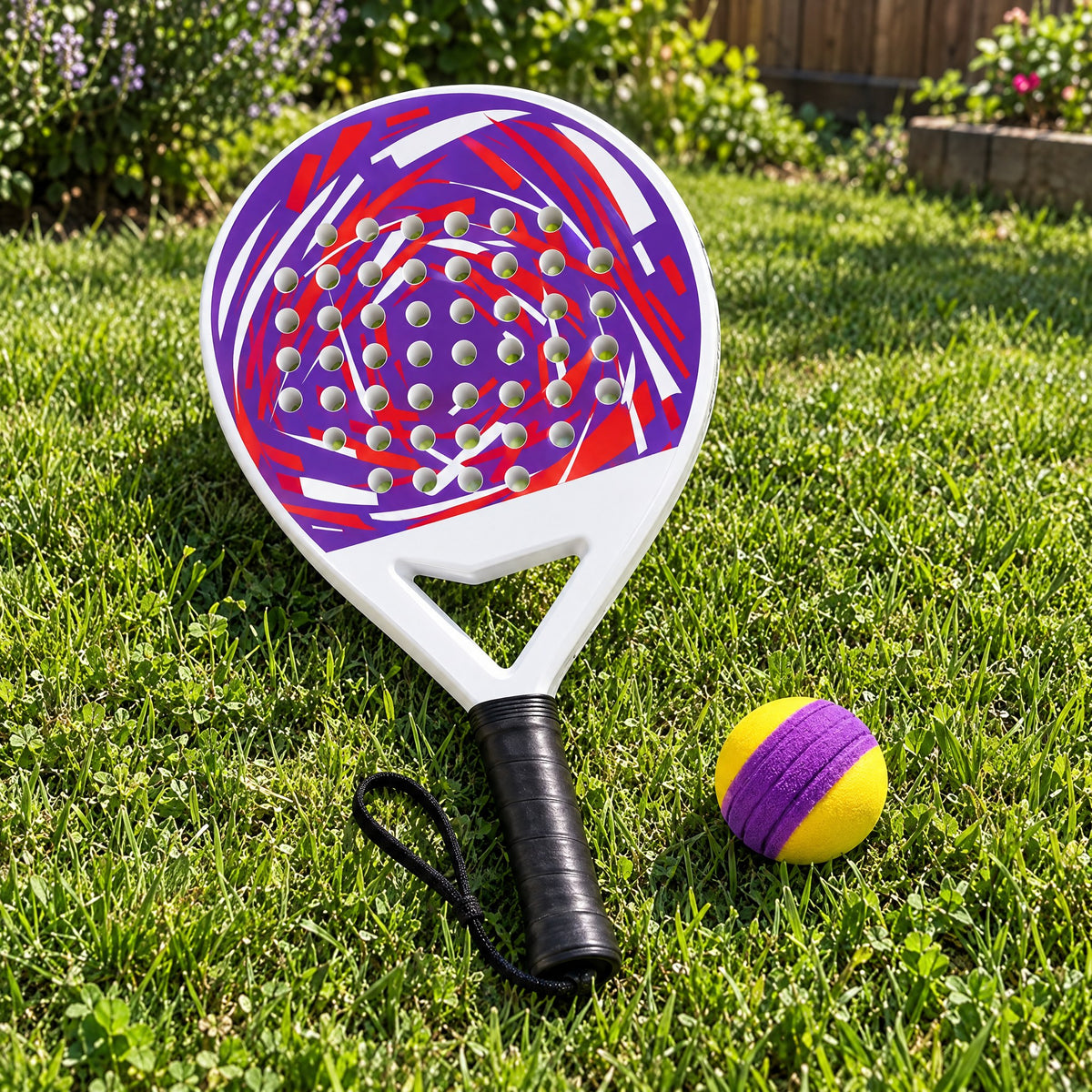 Padelviro Bounce Padel Starter Set with Soft Foam Ball – Home Practice