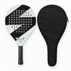 Padelviro Contrast Carbon Round Padel Racket – 360g, with Cover