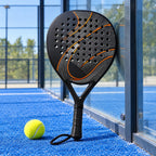 Padelviro Ember Carbon Padel Racket – Black & Orange, Beginner