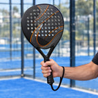 Padelviro Ember Carbon Padel Racket – Black & Orange, Beginner