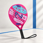 Padelviro Flamingo Carbon Teardrop Padel Racket – Soft EVA Core