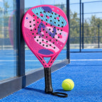 Padelviro Flamingo Carbon Teardrop Padel Racket – Soft EVA Core