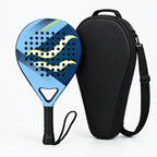 Padelviro Glacier 3K Carbon Padel Racket with Hard Racket Bag