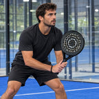 Padelviro Halo Carbon Round Padel Racket – 360g, with Cover