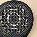 Padelviro Halo Carbon Round Padel Racket – 360g, with Cover