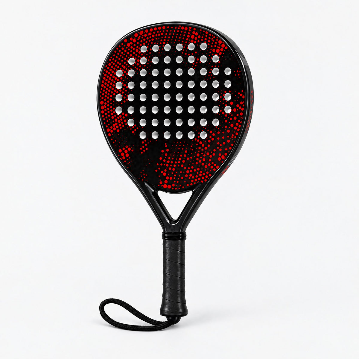 Padelviro Magma Carbon Round Padel Racket – 68 Holes, Beginner