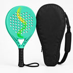 Padelviro Mint Carbon Round Padel Racket with Bag – 38 mm