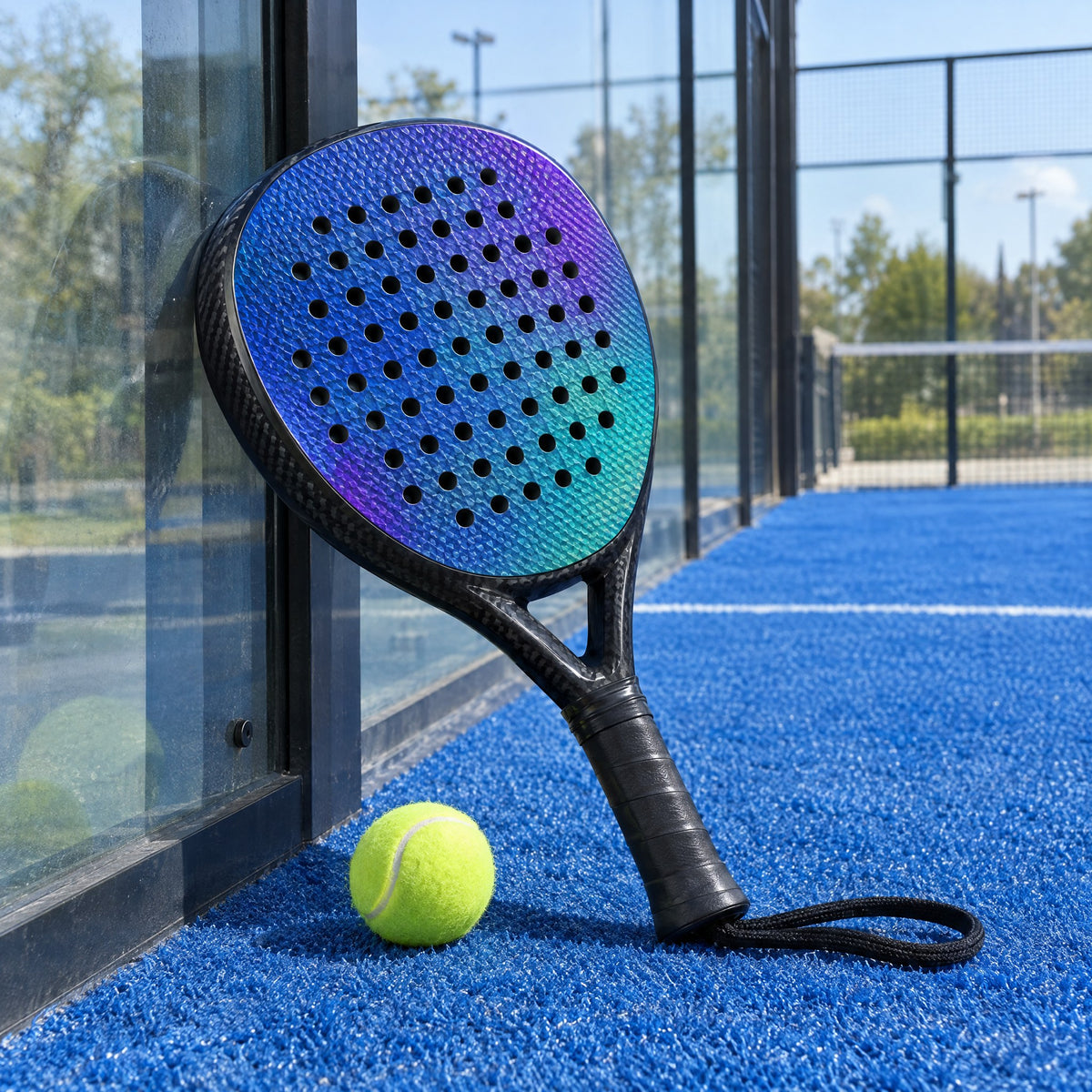 Padelviro Prism 3D Carbon Padel Racket – Colour-Changing Face