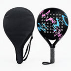 Padelviro Scribble Carbon Round Padel Racket with Cover – Beginner