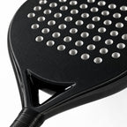 Padelviro Shadow Plain Black Carbon Padel Racket – Beginner