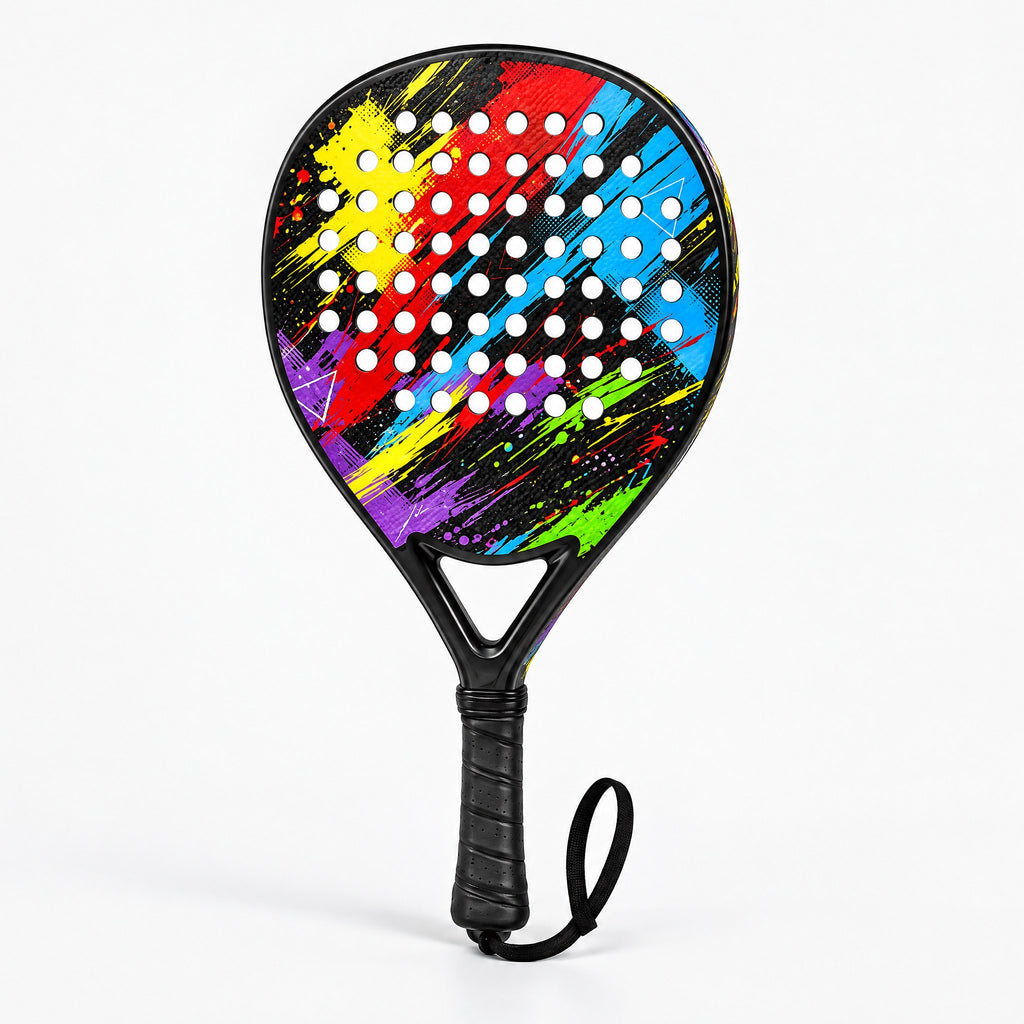 Padelviro Splash Carbon Padel Racket – Graffiti Design, Beginner