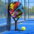 Padelviro Splash Carbon Padel Racket – Graffiti Design, Beginner