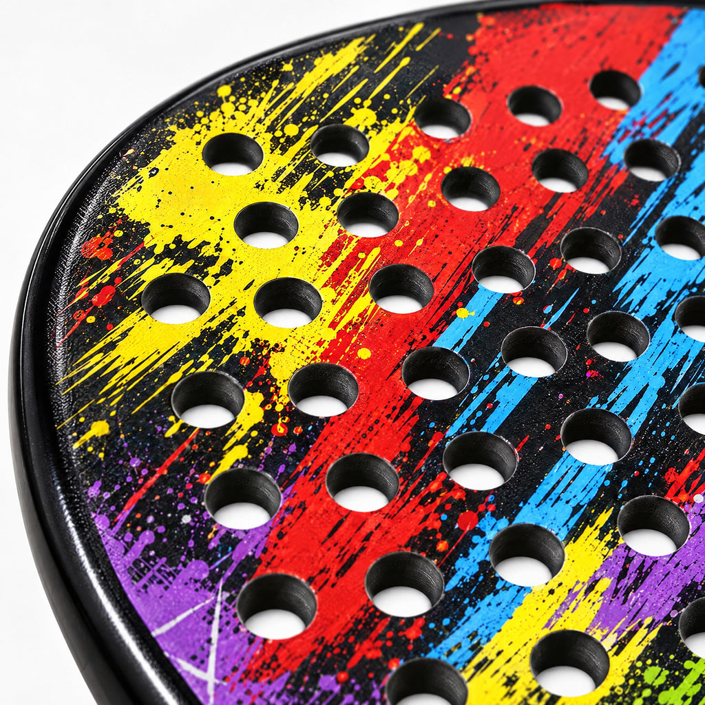 Padelviro Splash Carbon Padel Racket – Graffiti Design, Beginner
