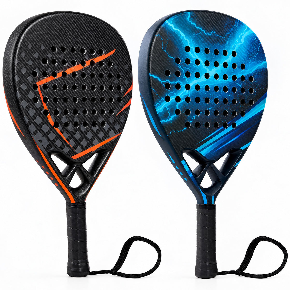Padelviro Storm Carbon Diamond Padel Racket – Kevlar Reinforced, 38mm