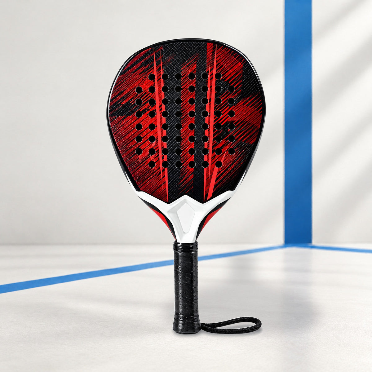 Padelviro Vortex 16K Carbon Padel Racket with Cover – Advanced