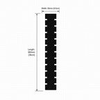 PatsSport 3K Carbon-Look Padel Frame Protection Tape – 3 Shapes