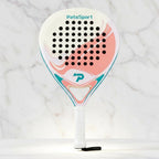PatsSport Aquarelle Carbon Diamond Padel Racket – Matte White