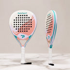 PatsSport Aquarelle Carbon Diamond Padel Racket – Matte White
