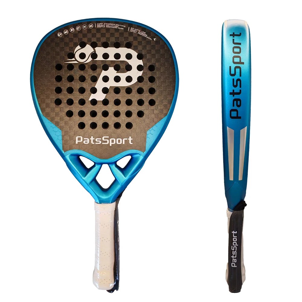 PatsSport Aurum 12K Carbon Diamond Padel Racket – 3D Sand Finish