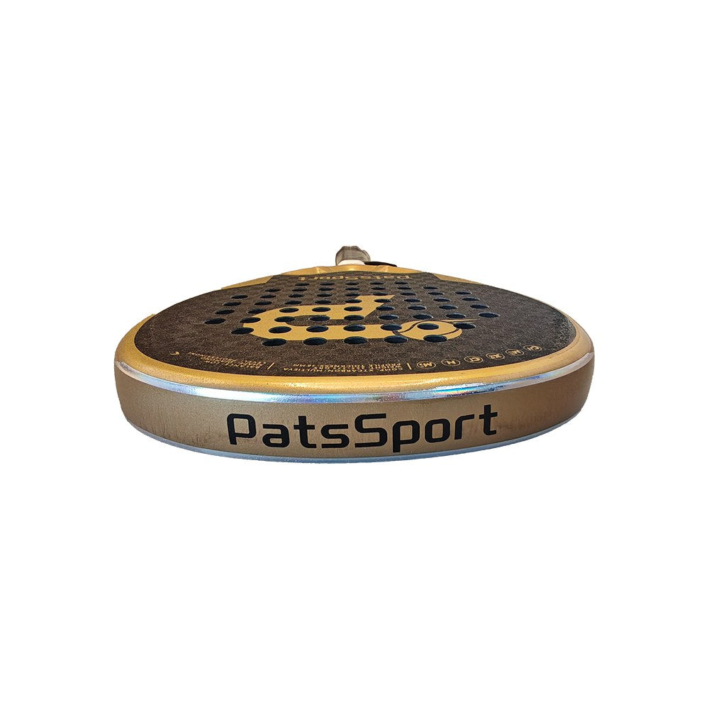 PatsSport Aurum 12K Carbon Diamond Padel Racket – 3D Sand Finish