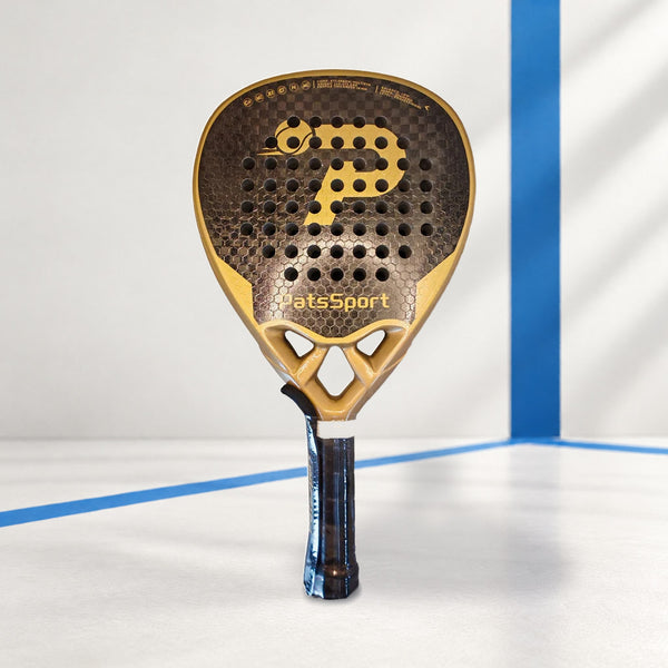PatsSport Aurum 12K Carbon Diamond Padel Racket – 3D Sand Finish