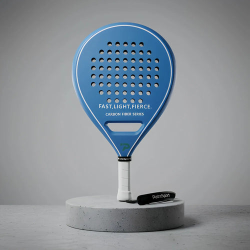 PatsSport Breeze Carbon Padel Racket – 60 Holes, 360 g, Pastel