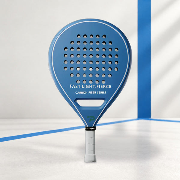 PatsSport Breeze Carbon Padel Racket – 60 Holes, 360 g, Pastel