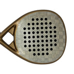 PatsSport Champagne 18K Carbon Padel Racket – Gold Frame, 3D Finish