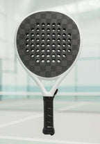 PatsSport Checkmate 18K Carbon Diamond Padel Racket – White Frame