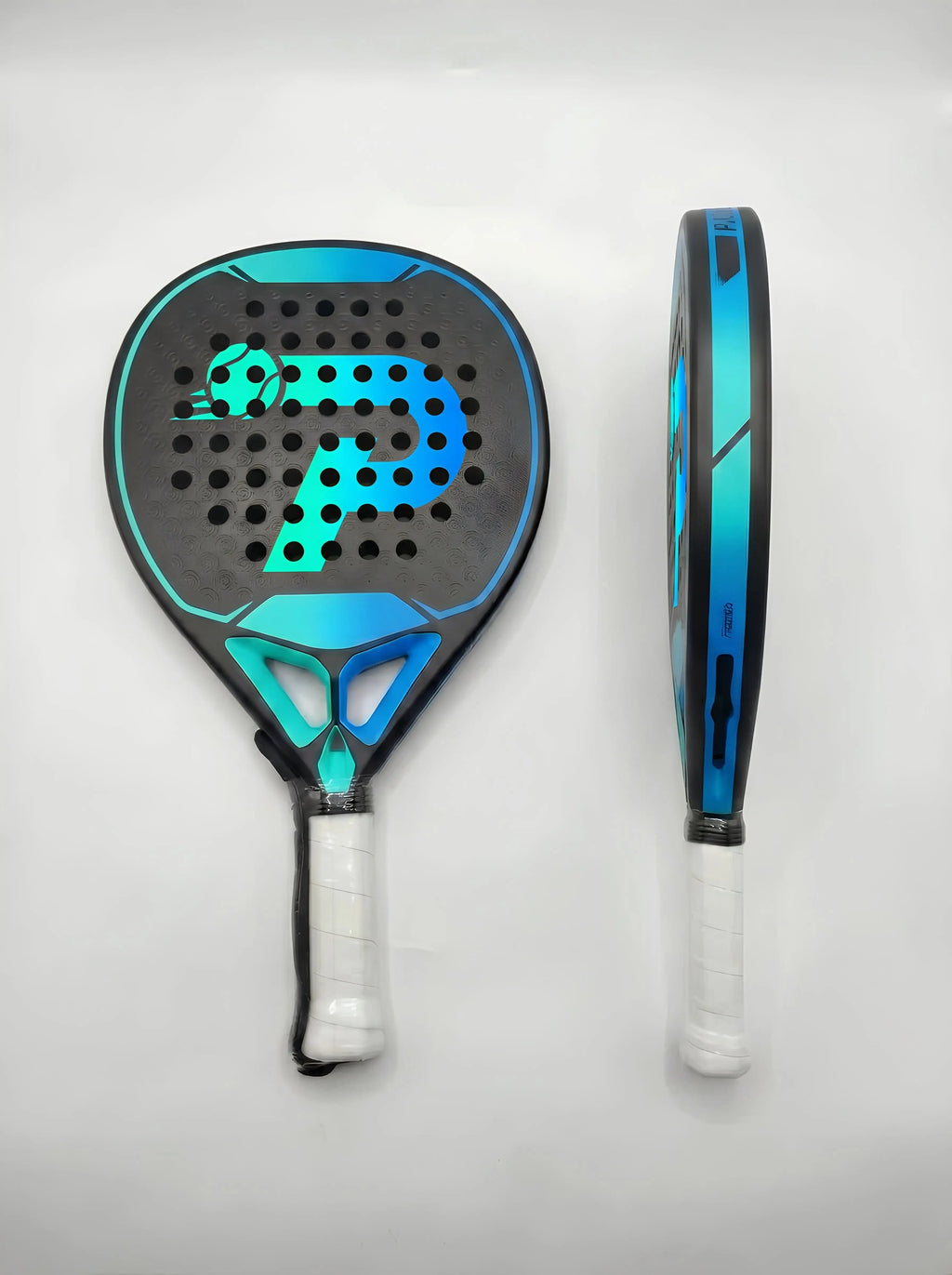 PatsSport Cyclone 18K Carbon Teardrop Padel Racket – 38 mm EVA Core