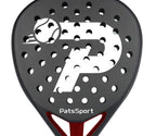 PatsSport Dagger 3K Carbon Diamond Padel Racket – Black & Red